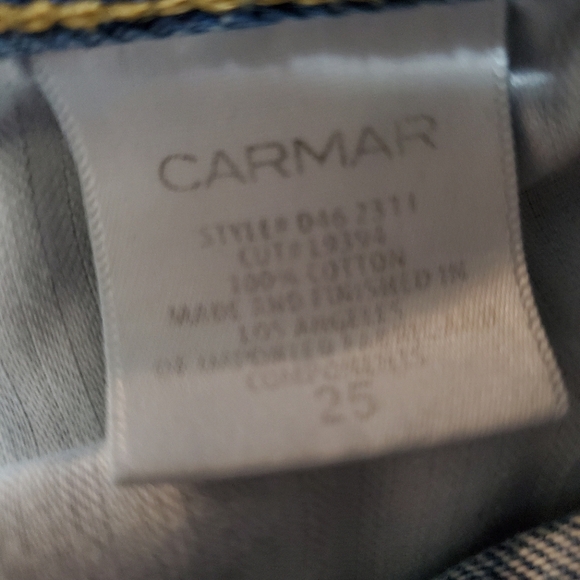 Carmar Beatrice distressed zip front denim skirt - Picture 12 of 12